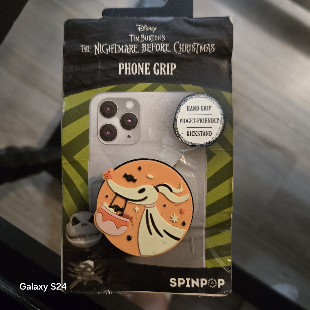 Disney Nightmare Before Christmas Orange Phone Grip